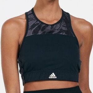 ADIDAS Zoe Saldana AEROREADY Cropped Bra Top Small NWT